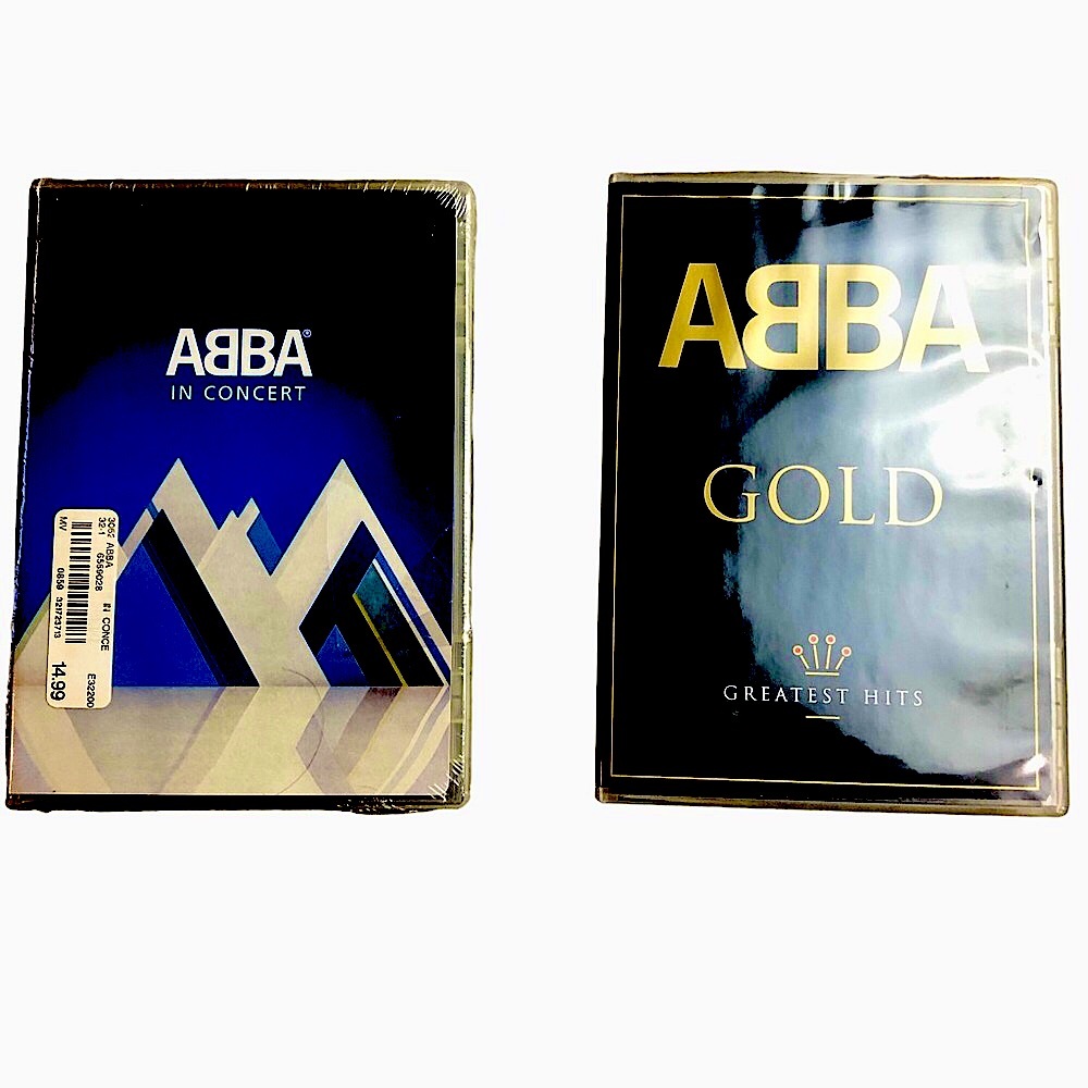 NWOT ABBA DVDS (1) GOLD Greatest Hits (2) 1979 Live Concert Tour Lot of 2